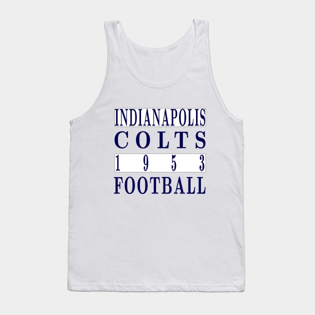 Indianapolis Colts Football Classic Tank Top by Medo Creations